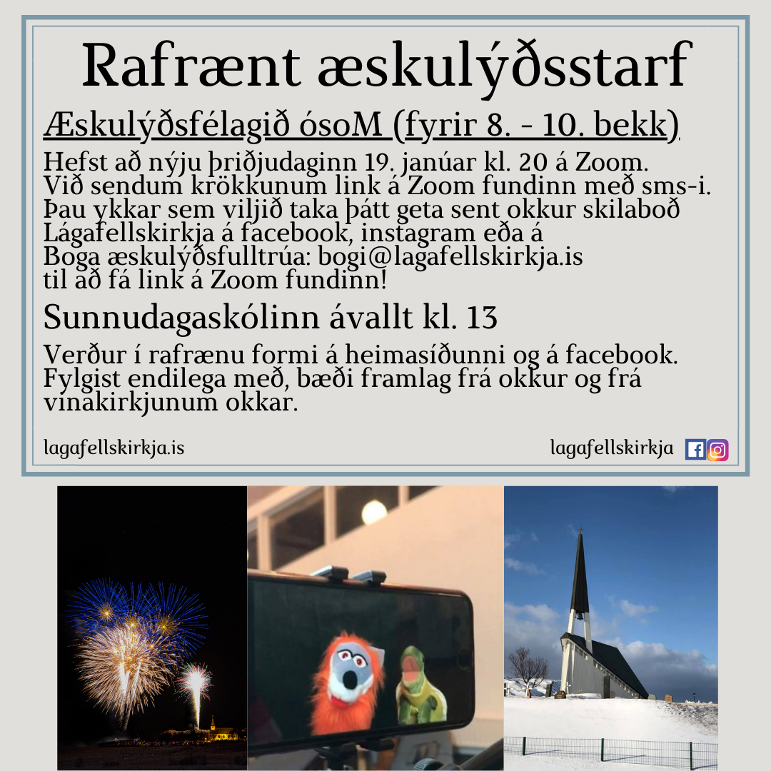 SM – rafrænt æskulýðsstarf