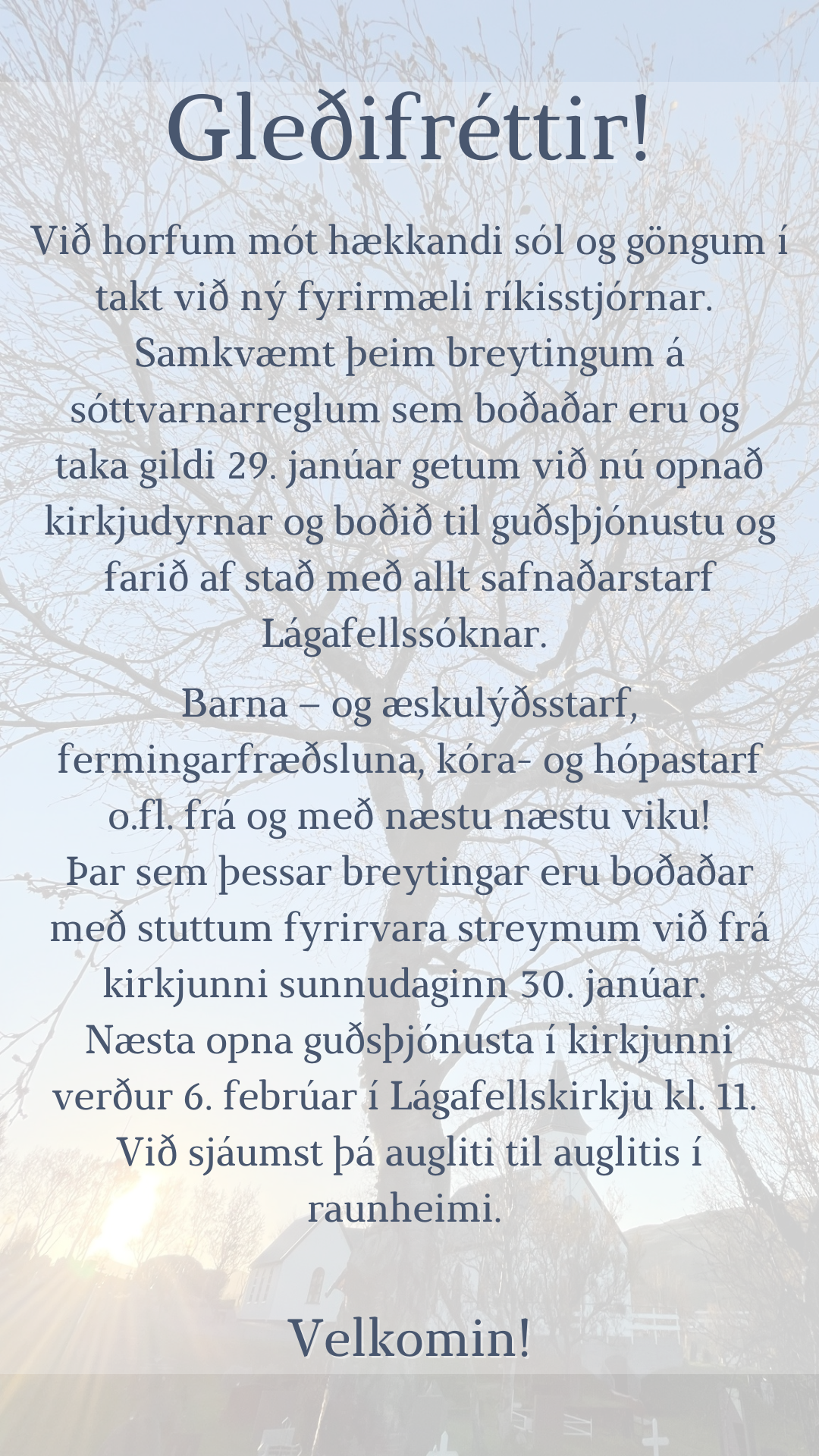 Insta story – Gleðifréttir! (3)