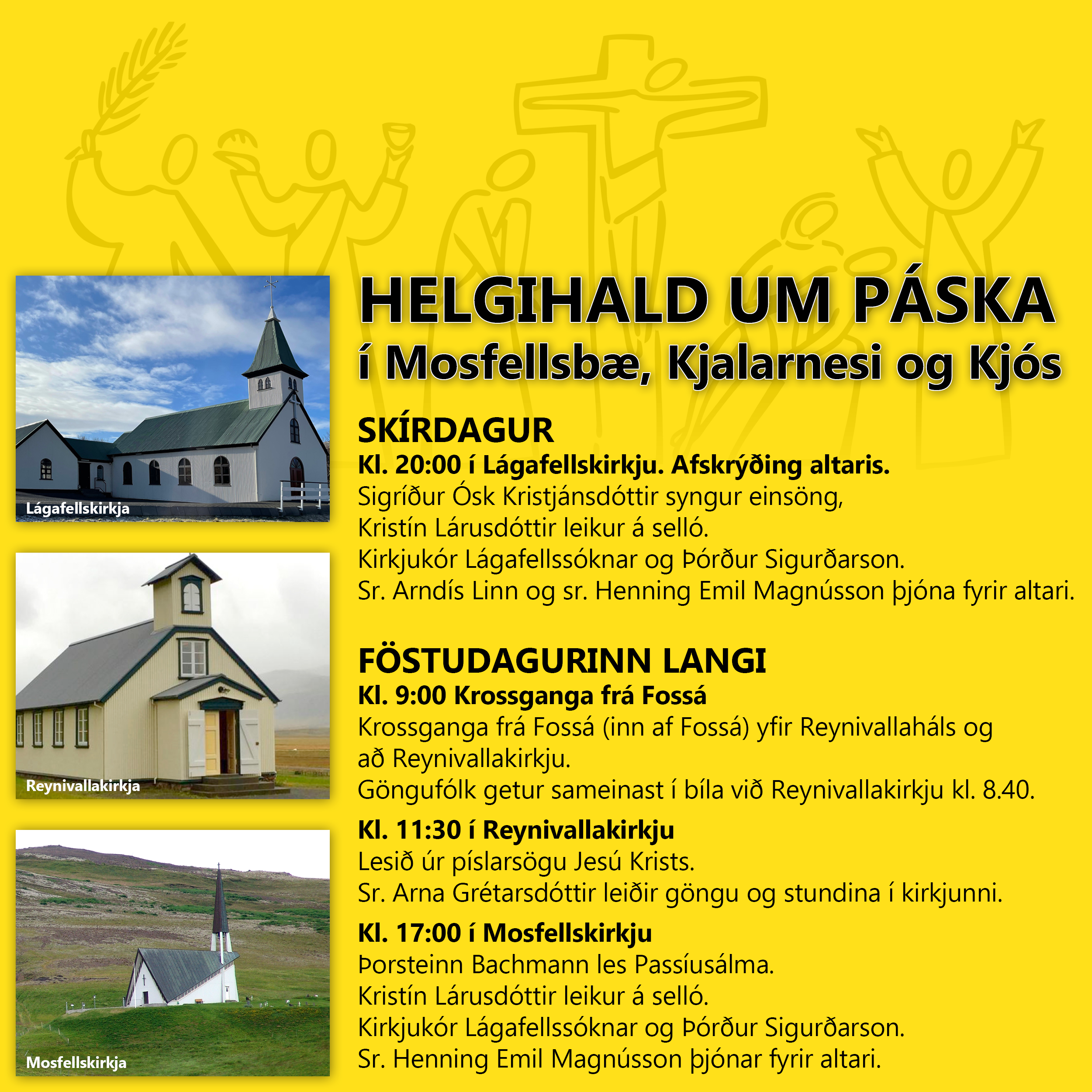 Kirkjur kjalarnes-Páskar stór-3